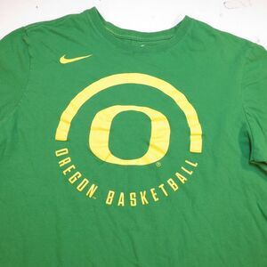 OREGON DUCKS BASKETBALL College TEE T SHIRT Mens M Green Nike University
